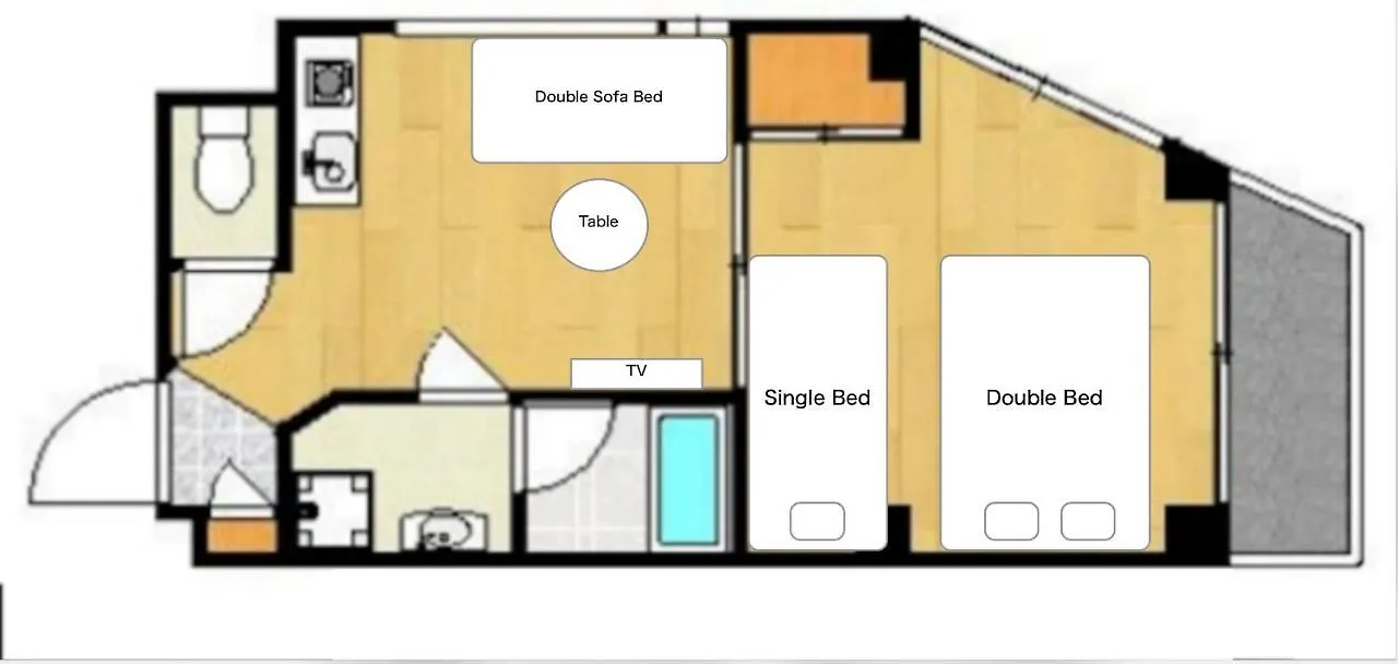 Elle Namba 6 Apartment Osaka Japan